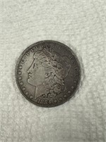 1884 Morgan Silver  Dollar