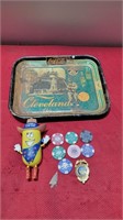 Vintage coke tray and more