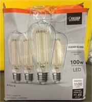 Feit Electric 100W LED Bulb Clear S19