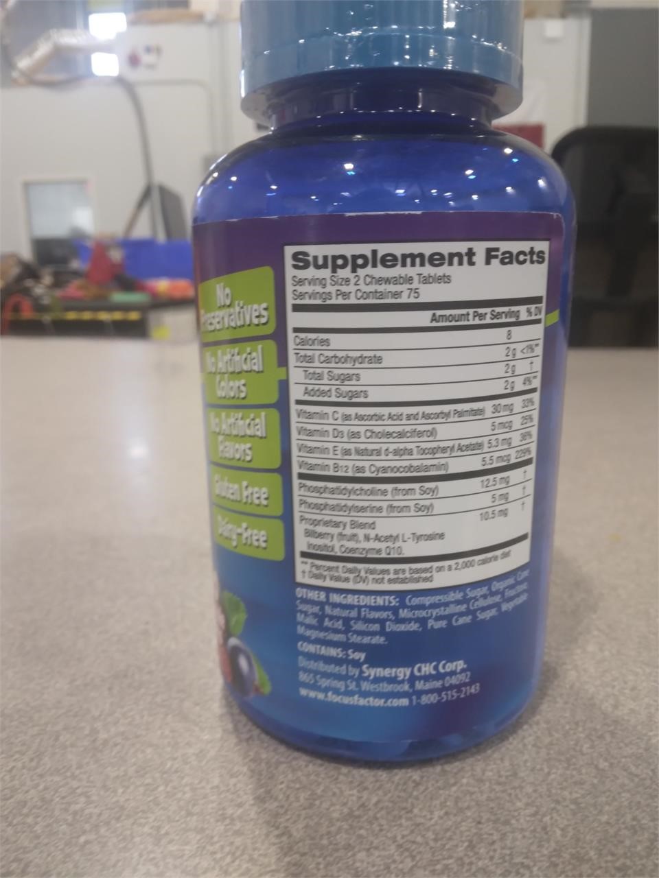 FOCUSfactor Kids  150 Chewable Tablets