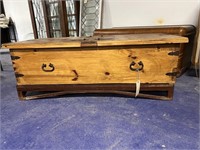 Vintage Wooden Mexican Chest