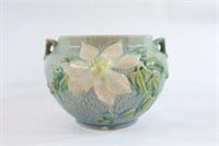 Vintage Roseville Pottery Art Deco Handle Vase
