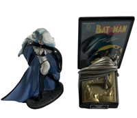 Lady Death Porcelain Figurine + Batman Pewter Set