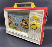 Vintage Fisher Price Giant Screen Music Box TV