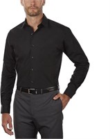 (U) Van Heusen Mens Dress Shirt Regular Fit Poplin