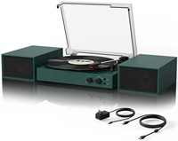 Record Player with External Speakers, USB Recordin