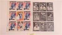 10 1991 BASEBALL CARDS AND 9 WENDELL CLARK CARDS