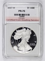 2007-W AMERICAN SILVER EAGLE