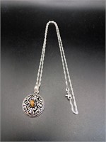 Hand Crafted .925 Silver Pendent w/ Stone