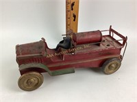 Metal Wind Up Tanker Truck Toy see photos for