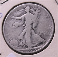 1929 D WALKINGHALF DOLLAR  G