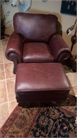 Linden Street leather chair