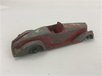 Vintage Tootsie Toy Red Metal Speedster Roadster