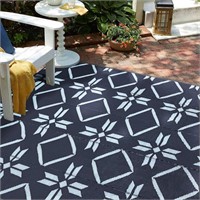 Kohree Outdoor Plastic Straw Rug 6x9