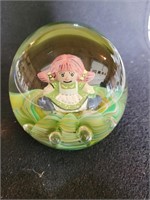 Joe Rice 2006 Suphide Raggedy Ann Paperweight