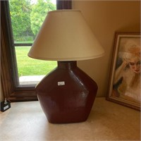 Large Red Lamp- ea.