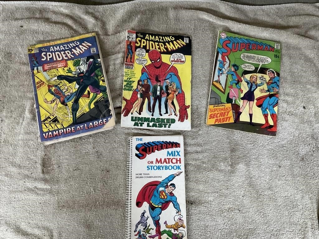 SPIDER-MAN AND SUPERMAN COMICS