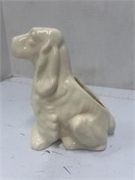 Vintage Ceramic Dog Chipped Inside