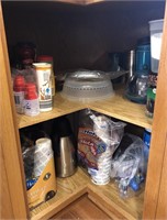 Contents of cabinet.
