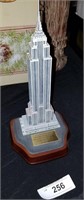 Danbury Mint Lighted Empire State Building, 11" T