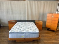 Modern Pier Group Bed, Chest Spots on Top