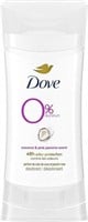3-Pk Dove Deodorant, 0% Aluminum, Coconut & Pink
