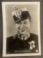 MAURICE CHEVALIER: MANOLI Tobacco Card (1933)