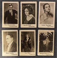 MOVIE STARS: 10 x KARMITRI Tobacco Cards (1930)