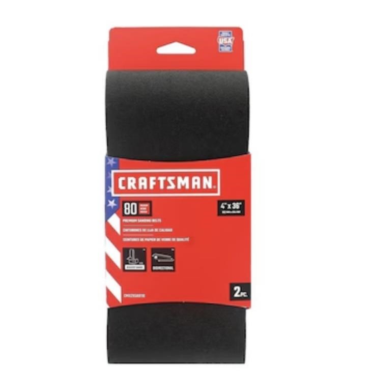 CRAFTSMAN 4" x 36” Zirconia Alumina Belt Sandpaper