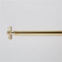 Hearth & Hand Brass Finish French Curtain Rod x2