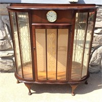 Smiths Clock Curio Cabinet