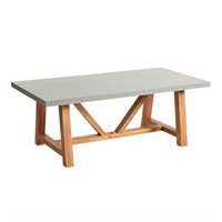 World Market 585020 Palmera Rectangular Table