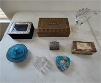 Jewelry Boxes, Trinket Boxes, Glass Ring Holder