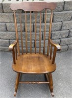 LOVELY MAPLE LONG BACK ROCKER CHAIR