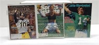 Lot of 3 Autographed Sports Illustrated