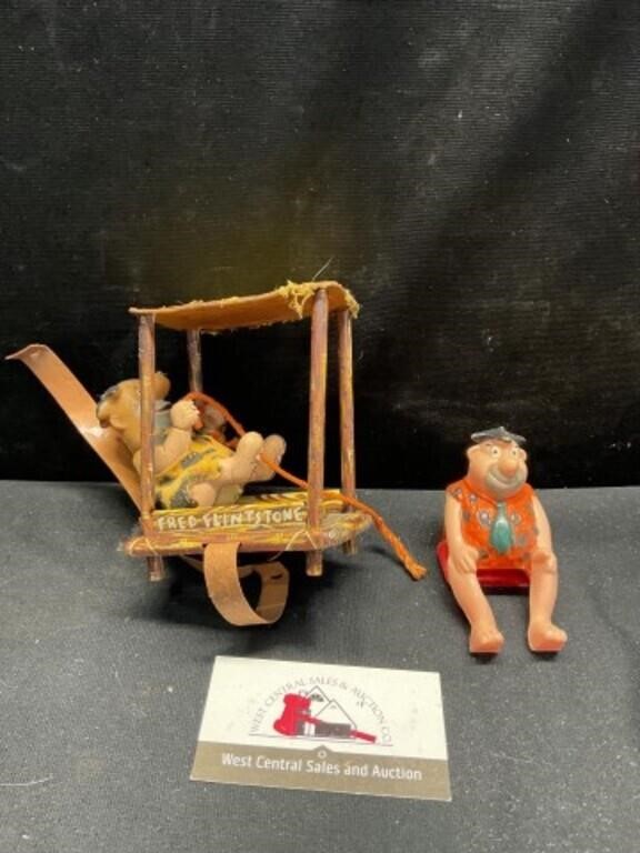 Fred Flintstone Tin Litho Toy