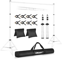 Emart 10x7Ft White Backdrop Stand