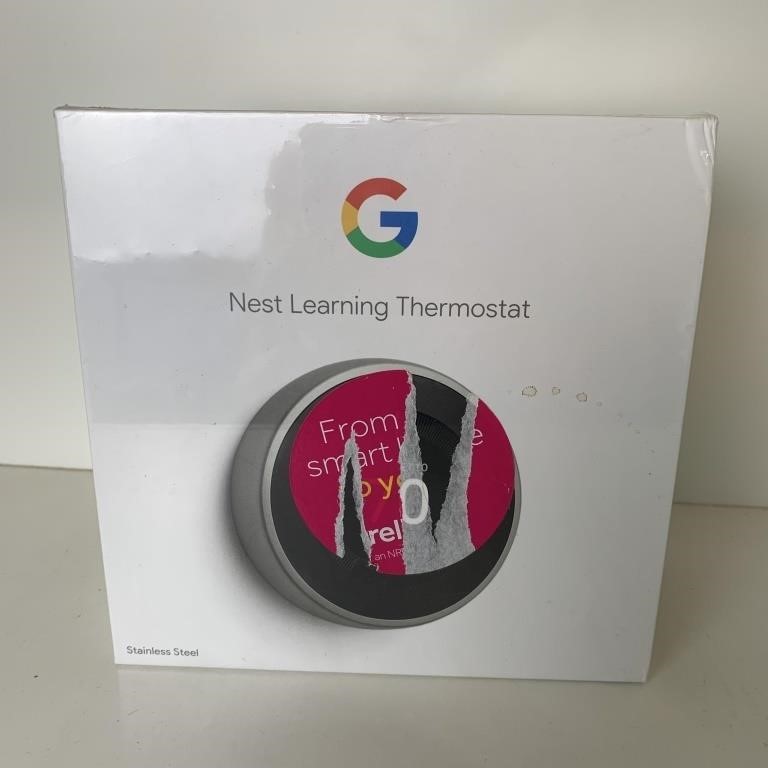 Google Nest Learning Thermostat With Google
