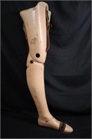 Early wooden artificial leg