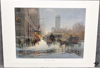 "The Plaza New York" Print by G. Harvey - S/N