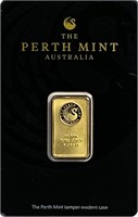 5g Perth Mint 99.99 Gold Bullion Bar