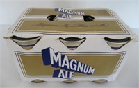 Rare Magnum Ale Steel Beer Can 6 Pack.