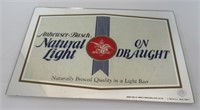 Anheuser Busch Natural Light Mirror Advertising
