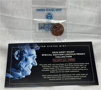 Of) 2019 West Point special edition Lincoln Penny