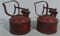 2 Small Gasoline Cans