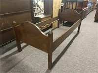 Unsual Antique Bed Frame, See Details