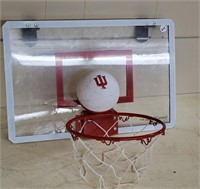 IU Basketball Goal & Ball,  Mini Hoop