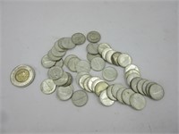 48 x 0.10$ Canada silver 1867-1967