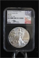 2016-P 1oz .999 Pure Silver Eagle