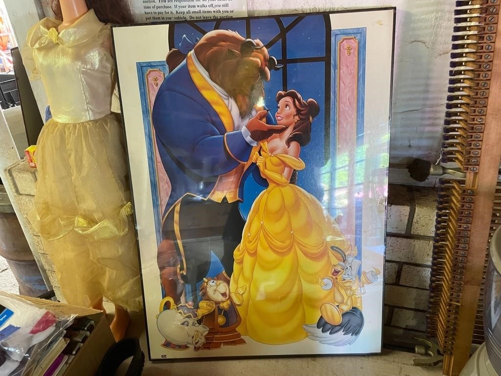 22.5" x 30" Original Framed Disney